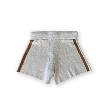 Load image into Gallery viewer, Organic Striped Ribbed Knit Shorts
