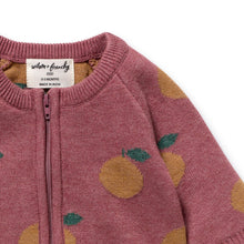 Load image into Gallery viewer, Clementine Organic Knitted Jacquard Growsuit
