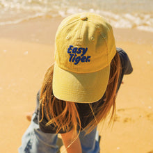 Load image into Gallery viewer, Easy Tiger Kids Cotton Cap in Mustard
