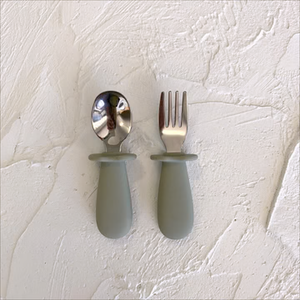 Toddler Cutlery Set Oyster