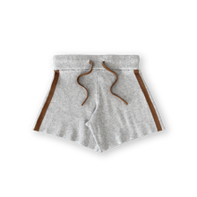 Load image into Gallery viewer, Organic Striped Ribbed Knit Shorts
