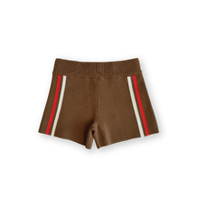 Load image into Gallery viewer, Organic Milano Knit Shorts - Brownie
