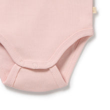 Load image into Gallery viewer, Strawberry Cream Organic Rib Long Sleeved Bodysuit
