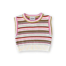Load image into Gallery viewer, Organic Sunshine Stripe Knit Top
