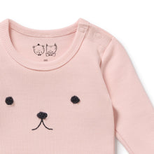 Load image into Gallery viewer, Strawberry Cream Organic Rib Long Sleeved Bodysuit
