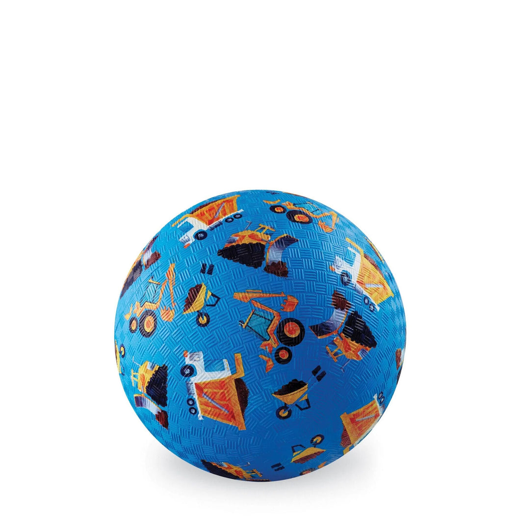 5 Inch Playground Ball - City Vehicles (Blue)