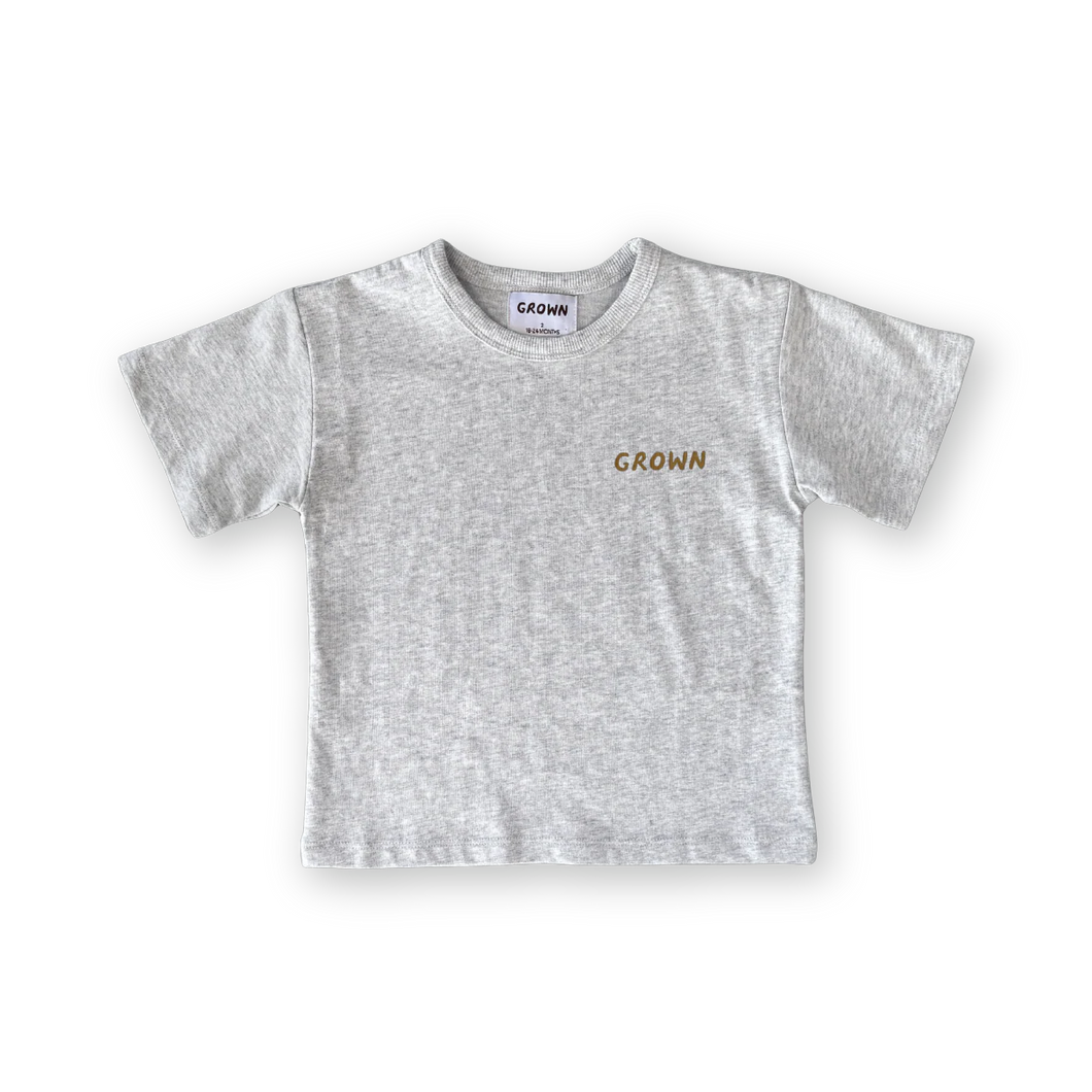 Organic Sunshine Tee - Grey Marle