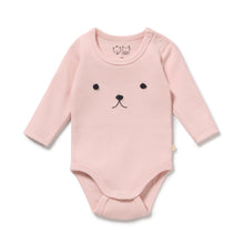 Load image into Gallery viewer, Strawberry Cream Organic Rib Long Sleeved Bodysuit
