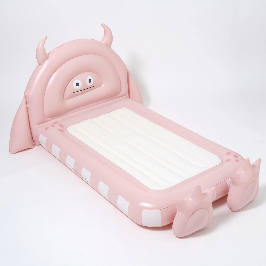 Kids Sleepover Bed Monster Pink