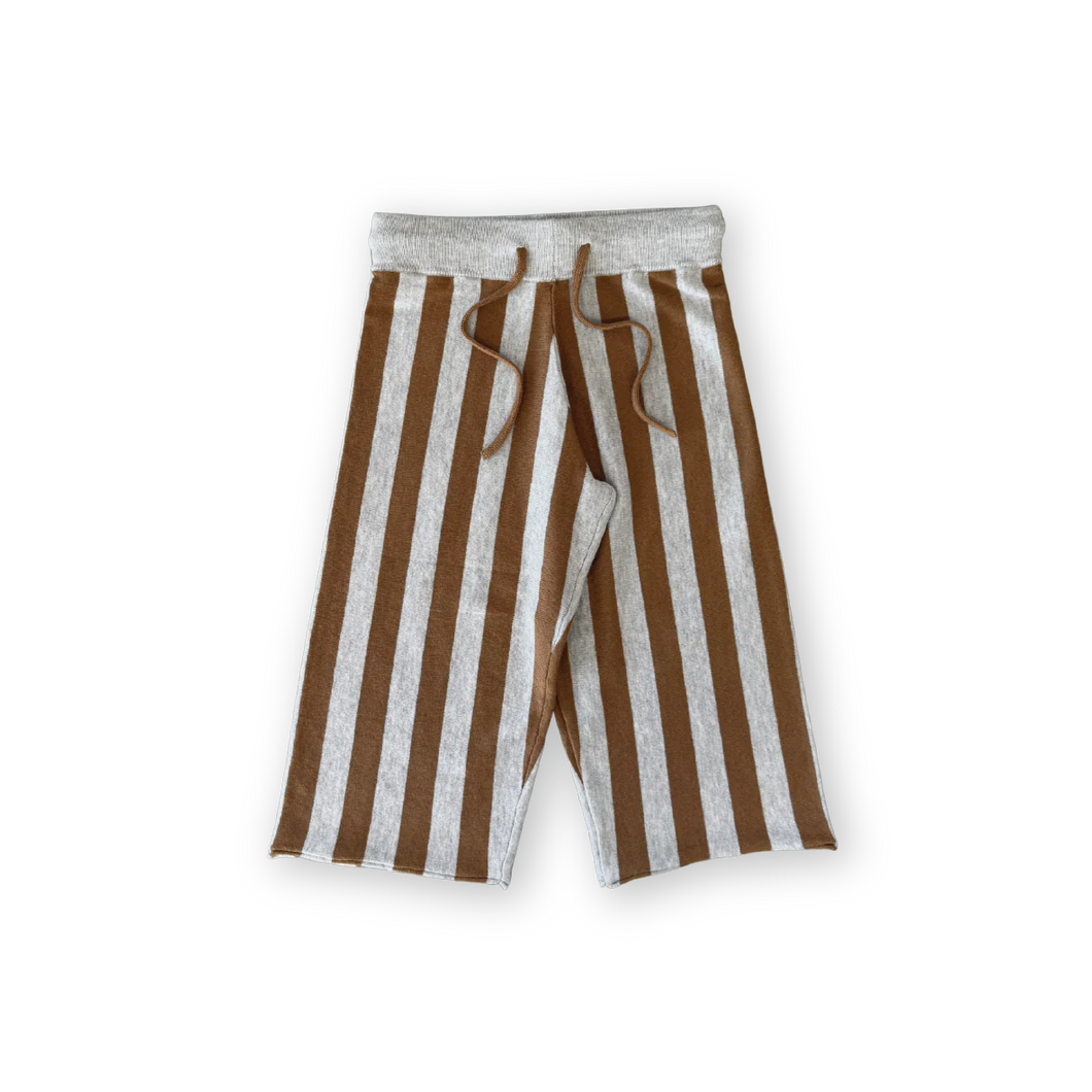 Organic Striped Knit Pant