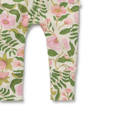 Load image into Gallery viewer, Ma Fleur Organic Zipsuit with Feet
