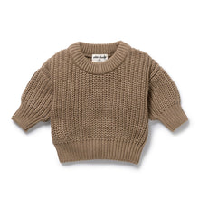 Load image into Gallery viewer, Chestnut Organic Knitted Jumper
