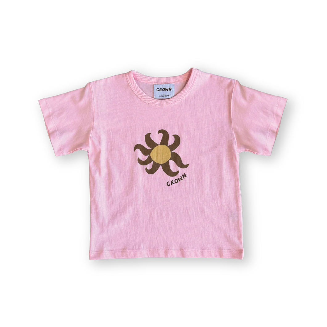 Organic Sunny Tee - Pinky