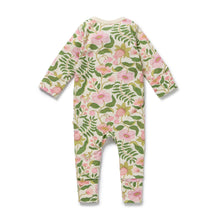 Load image into Gallery viewer, Ma Fleur Organic Zipsuit with Feet
