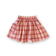 Load image into Gallery viewer, Tomato Cotton Check Skirt
