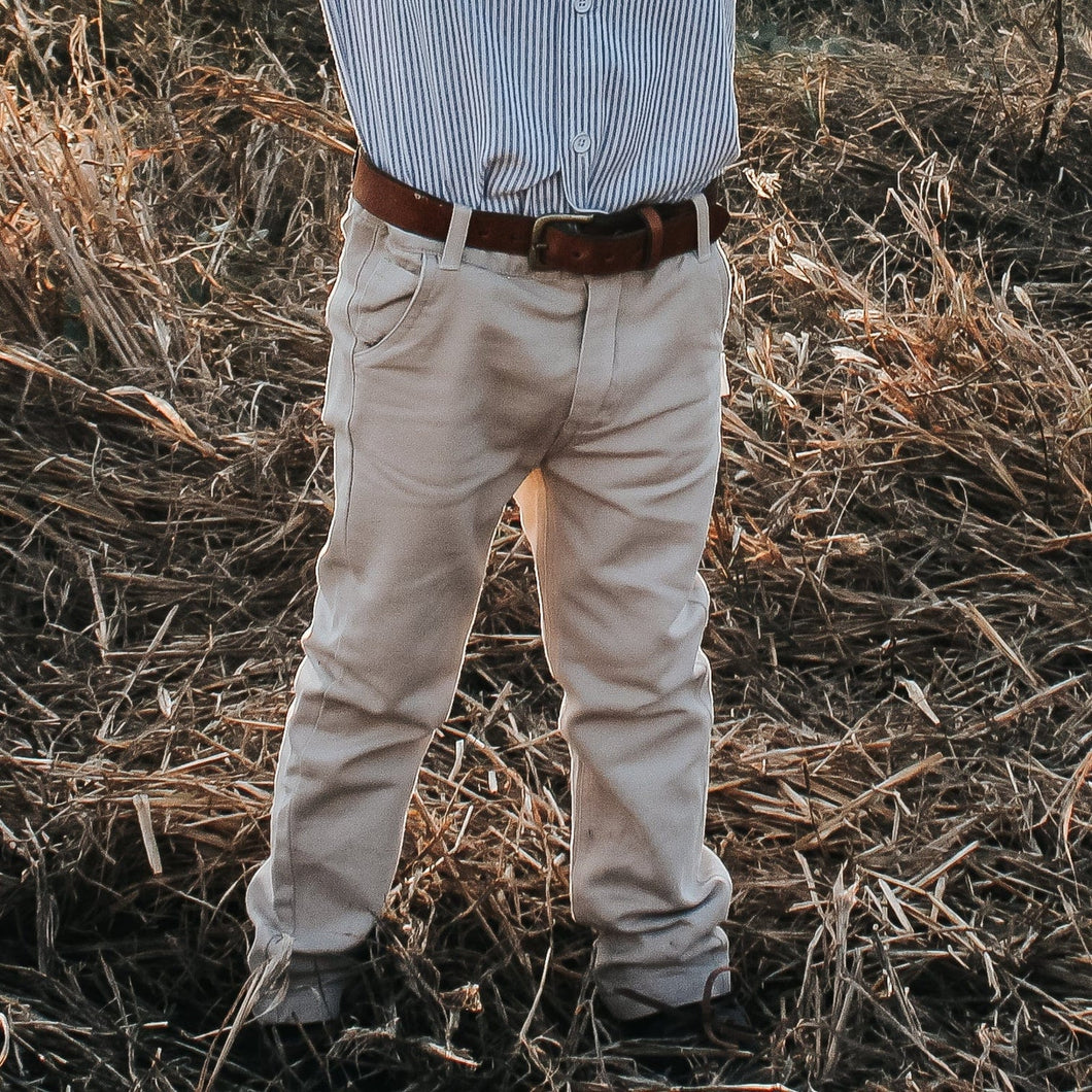 Boys Chino Pant - Stone