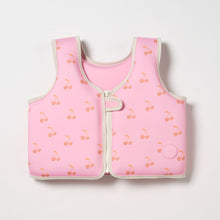 Load image into Gallery viewer, Kids Swim Vest 2-3 Cotton Candy Cherry
