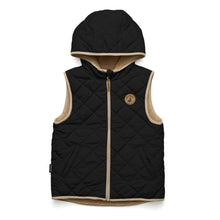 Load image into Gallery viewer, REVERSIBLE YETI VEST Black/Camel
