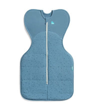 Load image into Gallery viewer, Swaddle Up 2.5T Quilted Stretch Cotton Pebbles Storm Blue
