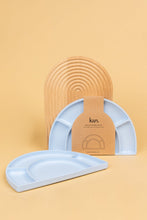 Load image into Gallery viewer, Silicone Divided Plate - Pastel Sky

