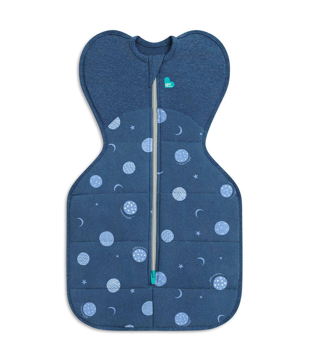 Swaddle Up 2.5T Quilted Stretch Cotton Little Dreamer Denim