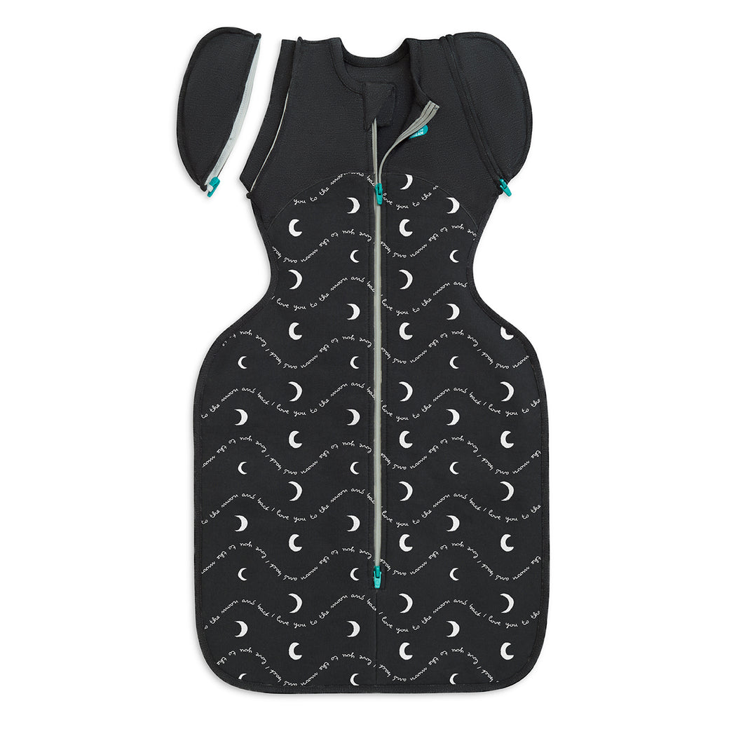 Transition Bag 1.5T Stretch Cotton Fleece Moon And Back Charcoal