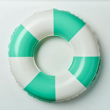 Load image into Gallery viewer, Mini Tube Pool Ring Zest Green Stripe
