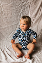 Load image into Gallery viewer, Bodysuit- Blue Leopard
