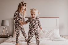 Load image into Gallery viewer, Long Sleeve Lounge Set - Natural Leopard
