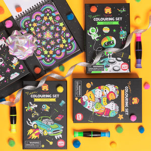 Neon Colouring Set - Outer Space