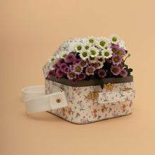 Load image into Gallery viewer, Floral suitcase bag SPRING BUNNY

