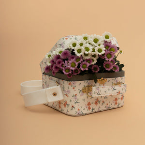 Floral suitcase bag SPRING BUNNY