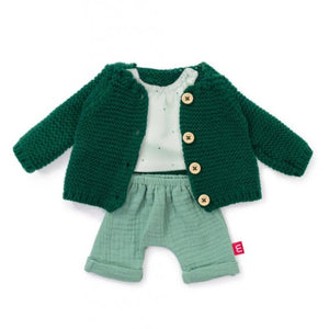Miniland Clothing Forest Spring Jacket and Shorts Set, 38 cm