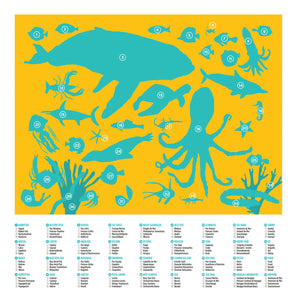 36 Animal Puzzle 100 pc - Ocean Animals