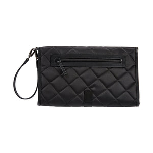 Nappy Change Mat | Black Diamond Quilt