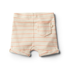 Load image into Gallery viewer, Organic Peach Pearl Stripe Short
