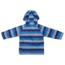 Load image into Gallery viewer, Striped Raincoat Navy
