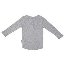 Load image into Gallery viewer, Cotton Modal Henley Top Grey Marle
