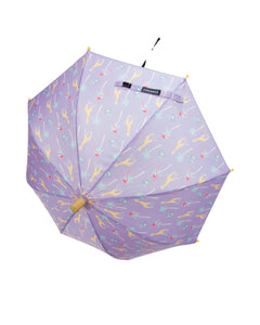 Safari Print Umbrella Lavender