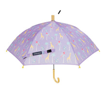 Load image into Gallery viewer, Safari Print Umbrella Lavender
