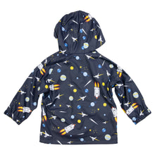 Load image into Gallery viewer, Space Rocket Raincoat - Navy
