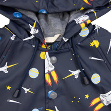 Load image into Gallery viewer, Space Rocket Raincoat - Navy

