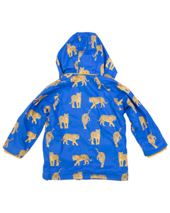 Tiger Raincoat - Blue