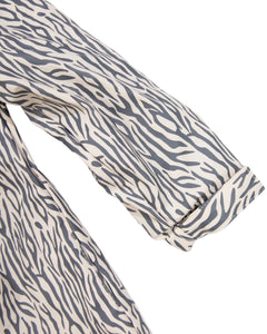 Tiger Stripes Raincoat - White