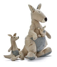 Load image into Gallery viewer, Nana Huchy Mini Kylie Kangaroo Rattle. Baby Rattles. Australian animal soft toy.
