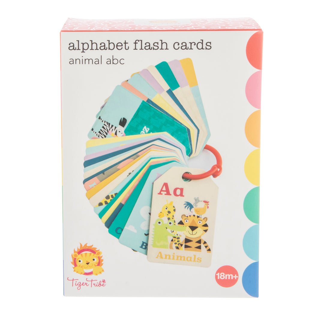 Tiger Tribe Flash Cards - Animal ABC One Country Mouse Kids