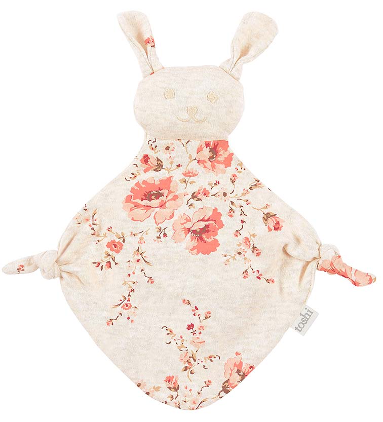 Baby Bunny Print Rustic Rose