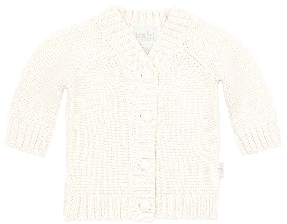 Organic Cardigan Andy Cream