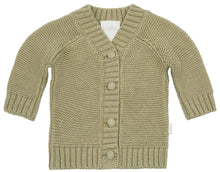Load image into Gallery viewer, Organic Cardigan Andy Olive
