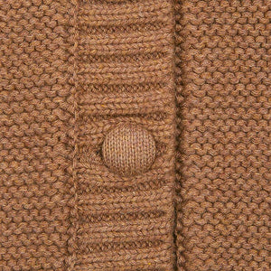 Organic Cardigan Andy - Walnut